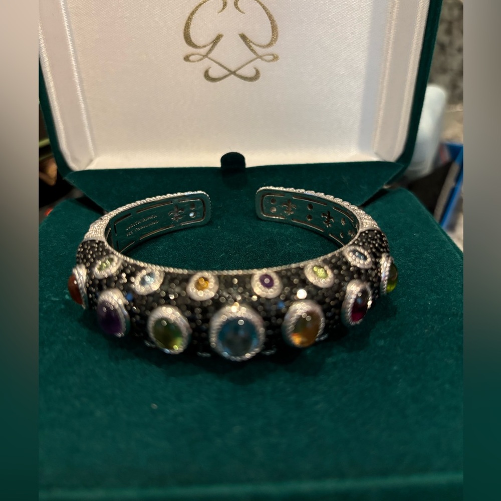 Judith Ripka Black Spinel bracelet